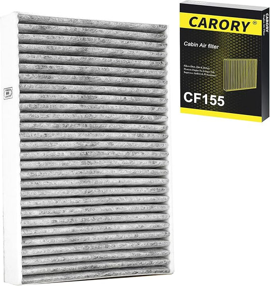 CARORY Cabin Air Filter w/Activated Carbon for Volvo XC60 (2018-2025), XC90 (2016-2026), S60, S90, V60, V90, V60/V90 CC, Polestar 1; OE# 31434971, 31407748, 31404469, 31407747, CF12155, CUK34003