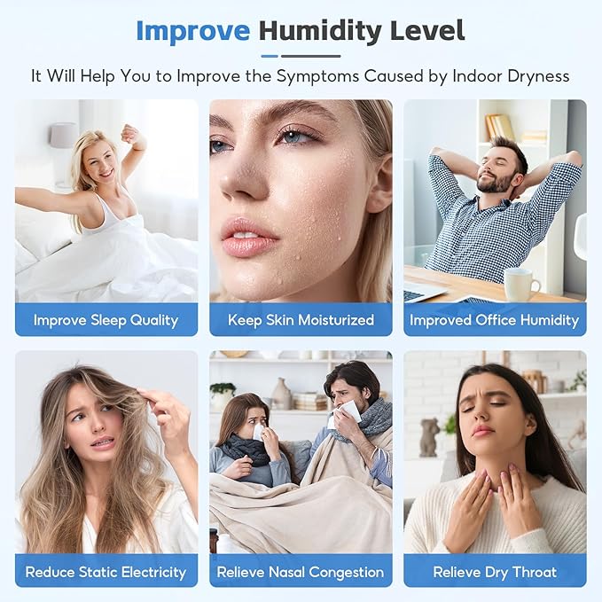 4-Pack HFT600 Humidifier Replacement Wicking Filter T for Honeywell Hev615 Hev620 Humidifier, Compatible with Honeywell HFT600 Humidifier Filter T, Replace Part# HFT600T HFT600PDQ