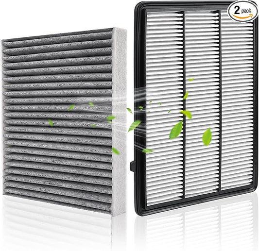 Engine & Cabin Air Filter for Infiniti QX50 2.0L 2019-2025, QX55 2022-2025 Air filter for Car Replacement 165465NA1C 272775NA1A Automotive Accessories-2 Pack