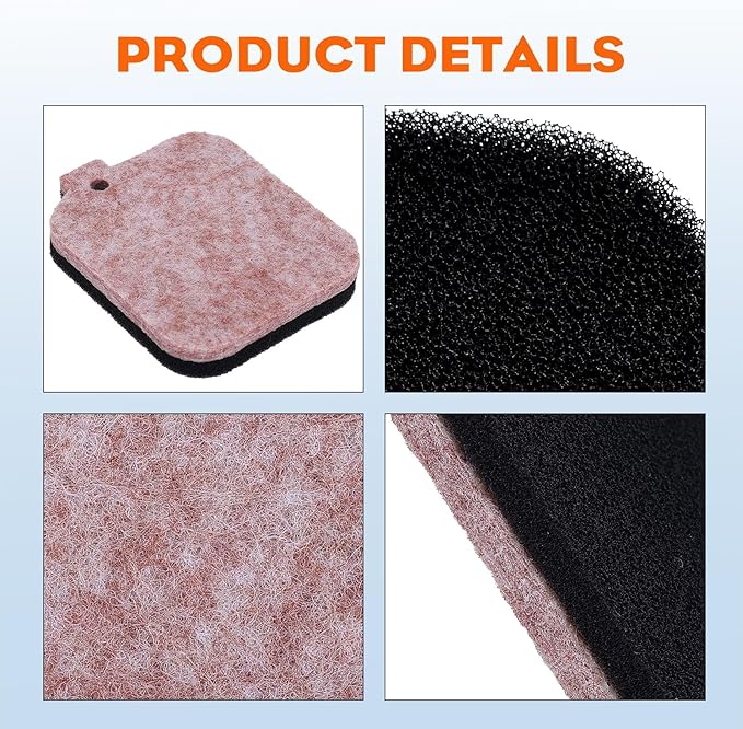Hipa BG55 BG85 Air Filter Replacement for S-THIL BG 55 85 BG45 BG46 BG65 BR45 BR45C SH55 SH85 Leaf Blower Parts 4229-120-1800 with Fuel Primer Bulb Spark Plug Tune Up Kit