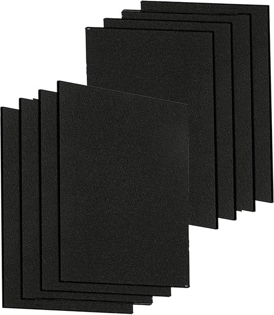 8 PCS Charcoal Filter for Range Hood 7.75" x 10.5" Replace Broan NuTone BP58，Compatible with Broan-NuTone Non-Duct 43000 Series Range Hood, Carbon Cloth Filter for Absorbing Fumes and Grease