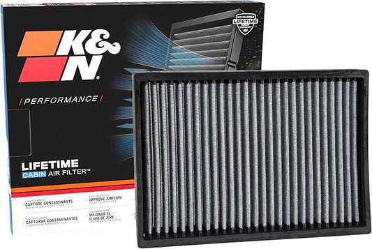 K&N LIFETIME Cabin Air Filter: Premium, Washable, Clean Air for your Cabin: Compatible with Select 2011-2021 Dodge/Chrysler (Challenger, Charger, 300, 300C) Vehicle Models, VF2027