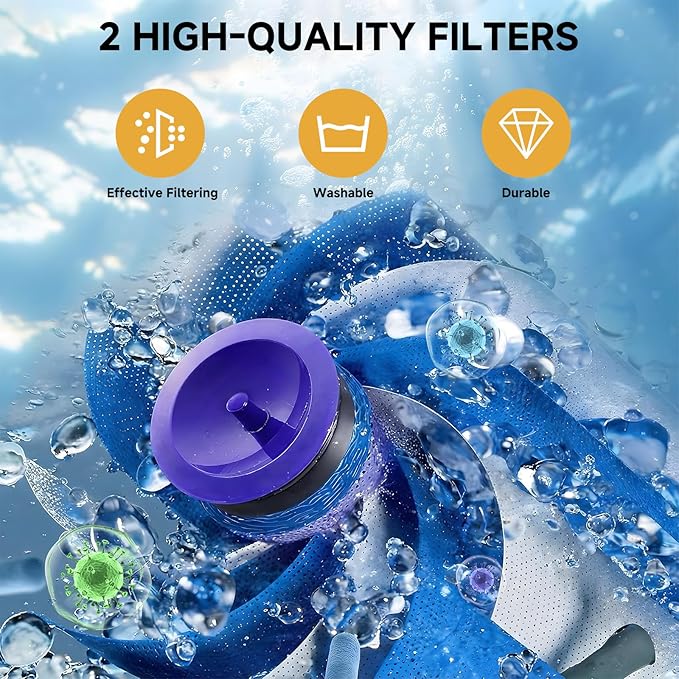8000mAh V6 Battery Replacement Compatible with Dyson V6 (Animal/Absolute/Motorhead/Fluffy/SV03/SV04/SV05/SV06 /SV07/SV09/DC58/DC59/DC61/DC62/DC72/DC74) Cordless Vacuum Cleaner