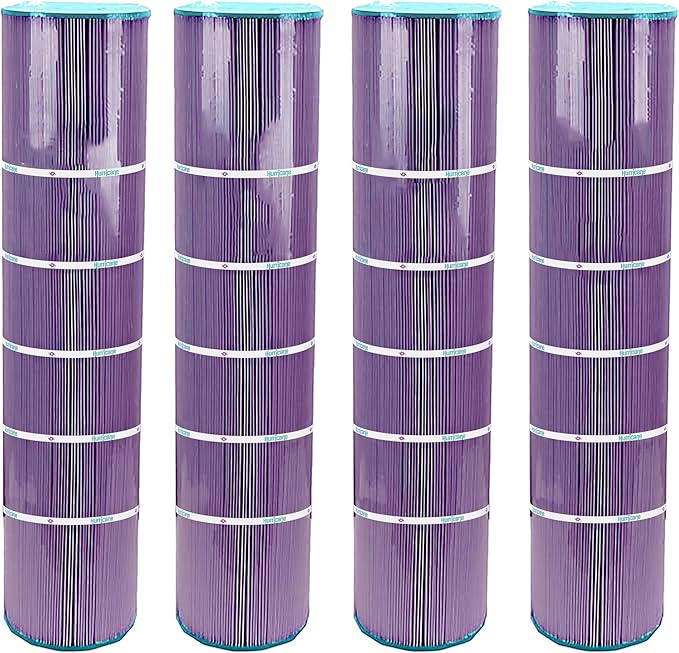 Hurricane Filters 4 Pack HF7472-04P Platinum Purple Spa Cartridge Replacement