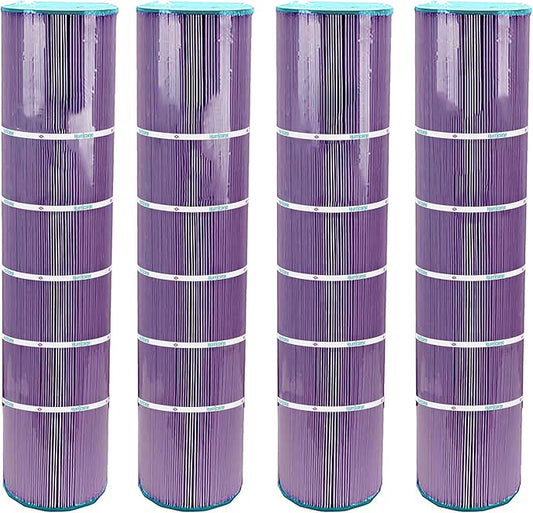 Hurricane Filters 4 Pack HF7472-04P Platinum Purple Spa Cartridge Replacement
