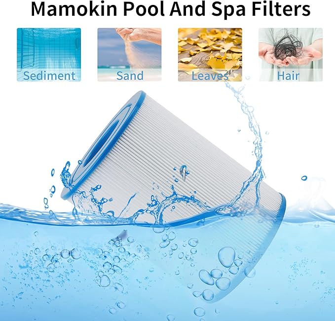 Spa Filter C-4405 Replaces Unicel C-4405, Filbur FC-2387, PRB25SF-PAIR, Marquis 20342, R172464, APCC7062, CMP 25392-000-100, 17-2464, 817-5010, Rainbow DSF 50 Hot Tub Filter- 2 Pack