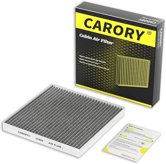 CARORY Cabin Air Filter w/Activated Carbon for Chevy Silverado 1500 2014-2018, Tahoe 2015-2020, Suburban 2015-2020, GMC Sierra 1500 2014-2018, Yukon 2014-2020, Yukon XL 2014-2020