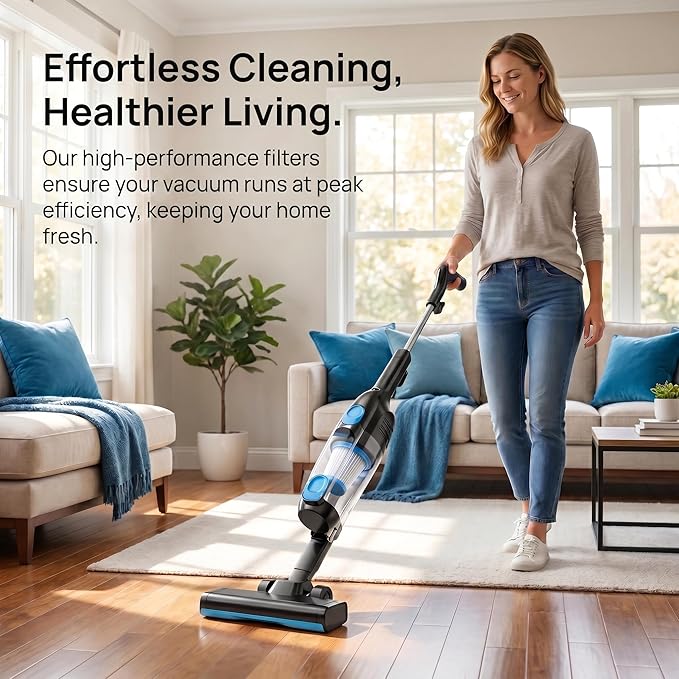 R6X HEPA Filter Replacement Compatible with Vazone R6X Corded Stick Vacuum Cleaners-4PACK