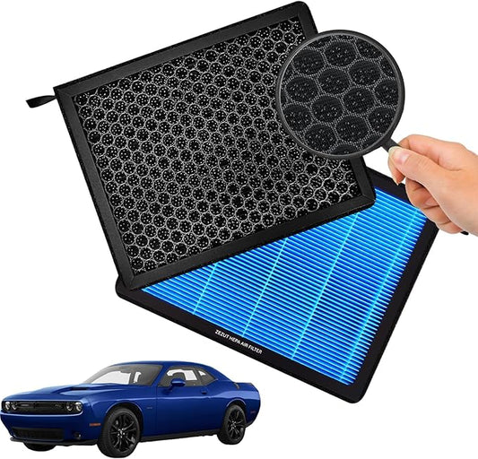 Cabin Air Filter, for Chrysler 300 and Dodge Challenger, Charger 2011-2023 (CF11668)