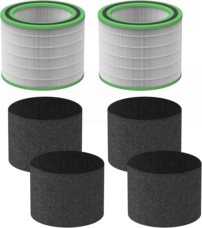 AC3000W Replacement Filter V FLT151 Compatible with AC3000W, AC3000B, AC3050, AP3151W, AC151 Airsafe Air Purifiers, 2 H13 HEPA + 4 Carbon Pre-Filter, FLT151VO for VOCs
