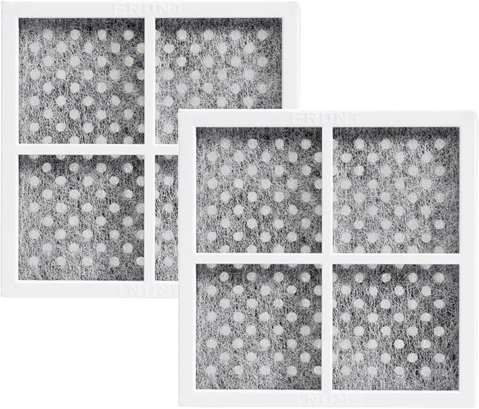 Refrigerator Air Filter Replacement (2 Pack),4 Pcs Memo Stickers- Compatible with LG LT120F, Kenmore Elite 46-9918, ADQ73214402, ADQ73214403, ADQ73214404, ADQ73334008