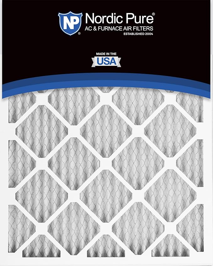 Nordic Pure 20x24x1 (19 1/2 x 23 7/16 x 3/4) Pleated MERV 12 Air Filters 6 Pack