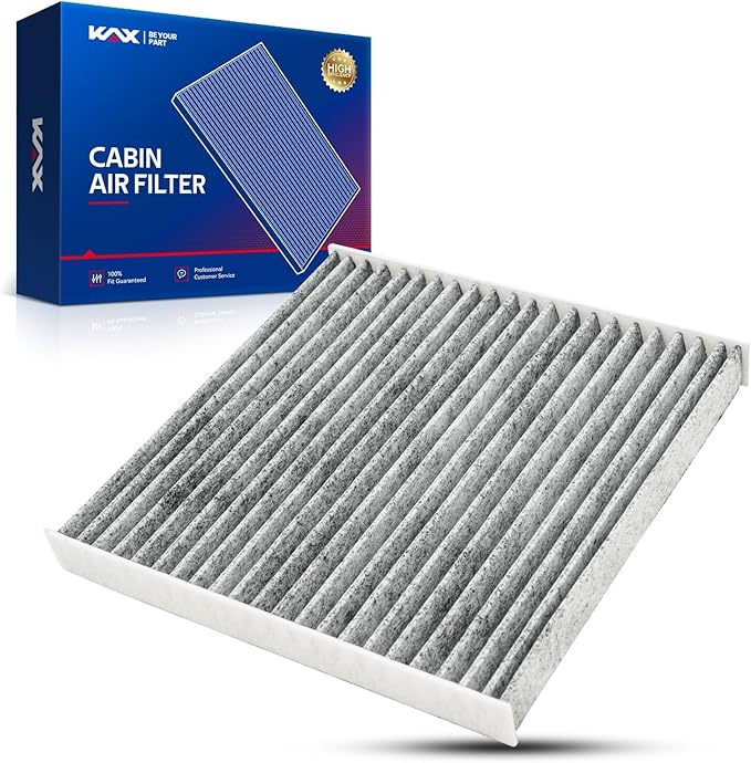 KAX HEPA Cabin Air Filter with Activated Carbon, CA12295 Replacement for Mitsubishi Mirage 2014-2015, 2017-2024, Mirage G4 2017-2024, Passenger Compartment Air Filter