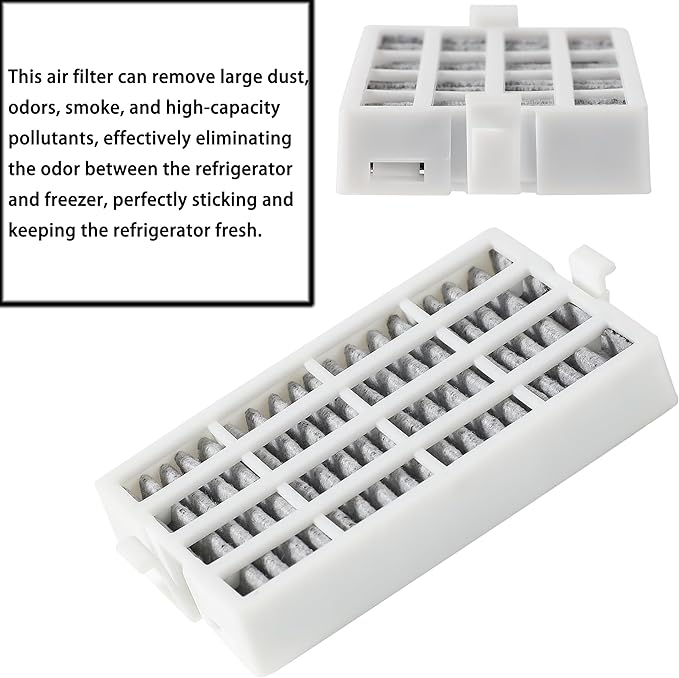 Fresh Flow Air Filter fit for Whirlpool Refrigerator model WRF560SEHZ00/01/02/03, WRF560SEYM00/01/02/04/05, WRF736SDAM00/10/11/12/13/14, WRF757SDHZ00/01/02/03/04, WRF767SDHZ00/01/02/03/04 (3pk)