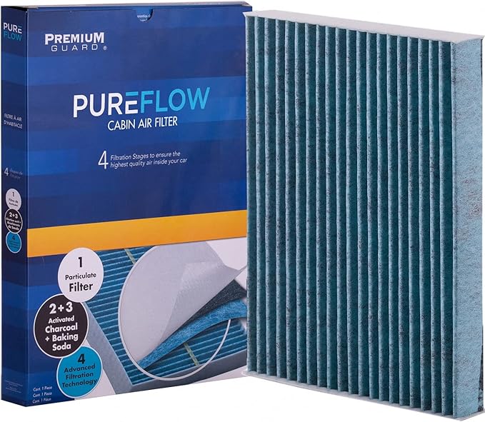 PureFlow Cabin Air Filter PC99156X | Fits 2014-2019 Kia Soul, 2015-2020 Soul EV