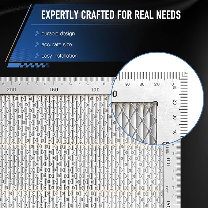 HEPA Cabin Air Filter with Activated Carbon Bean, Certified 99.95% Filtration, CF11643 for Audi A3, A3 Quattro, Q3, S3, TT Quattro; VW Jetta, Arteon, Golf, Tiguan, Atlas, GTI, Taos