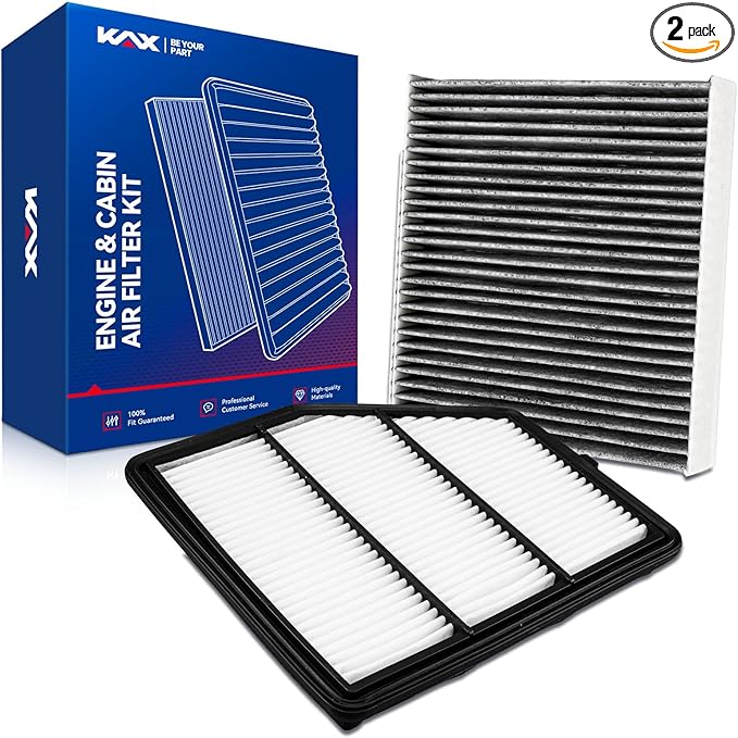 KAX Engine & Cabin Air Filter Kit, Replacement for Nissan Altima 2019-2025 2.5L, Replace# CA12551 CF12552