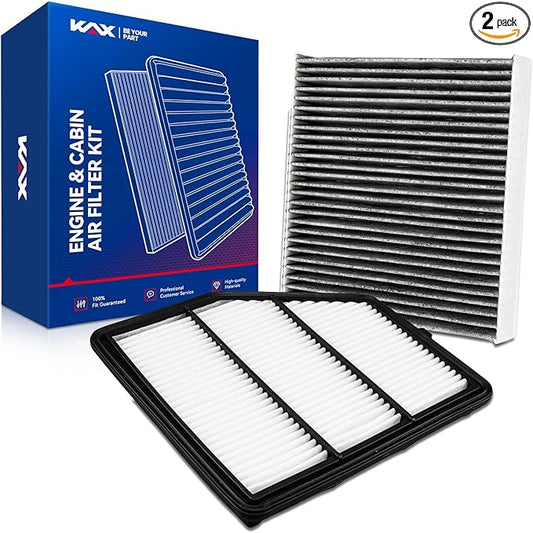 KAX Engine & Cabin Air Filter Kit, Replacement for Nissan Altima 2019-2025 2.5L, Replace# CA12551 CF12552