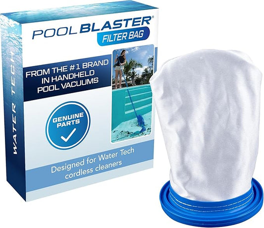 POOL BLASTER Genuine Replacement Sand & Silt Filter Bag for Catfish Ultra, iVac 250, iVAC C2, Max, and Volt FX-4 Pool Vacuums by Water Tech