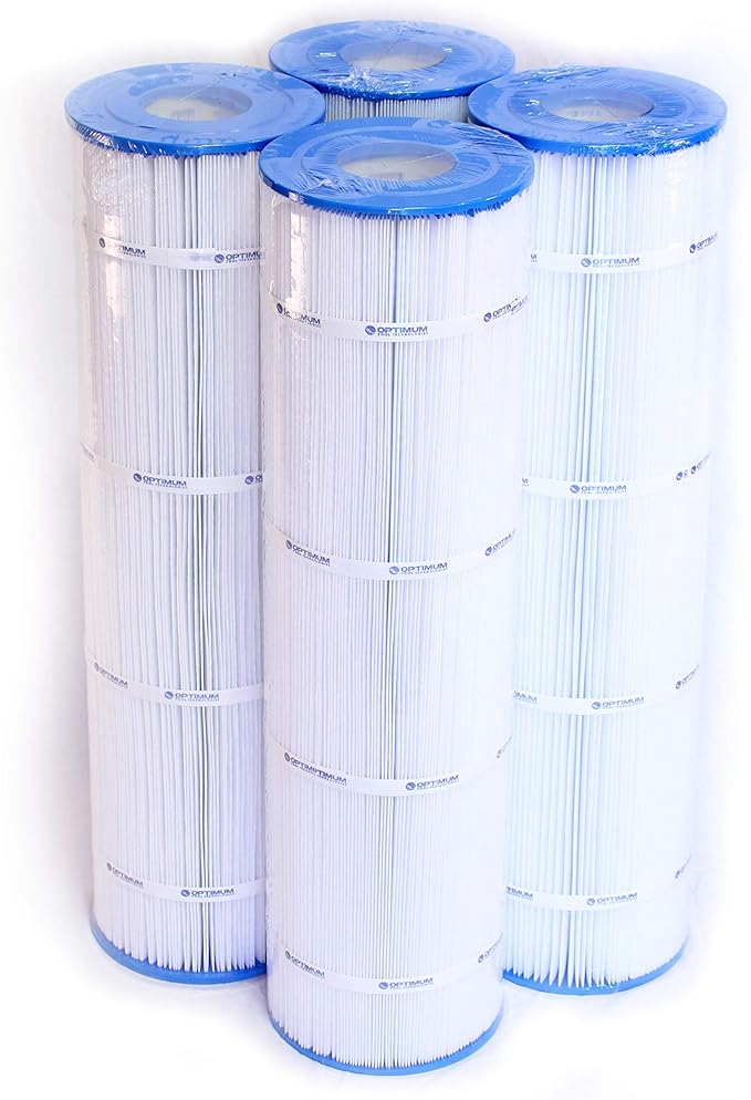 Optimum Pool Technologies Pool Filter 4-Pack, Compatible Replacement for Jandy® CL340 R0554500, Unicel C-7459, Filbur FC-0800, & Pleatco PJAN85 Filter Cartridges