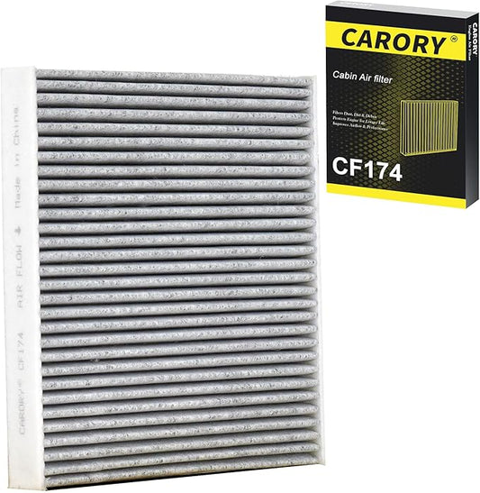 CARORY Cabin Air Filter w/Activated Carbon for Lexus IS300 (2016-2025), IS350 (2014-2025), IS250 (2014-2015), RC350 (2015-2025), GS350 (2013-2020), OE# 87139-30100, 87139-YZZ99, CF10074, XC10218C