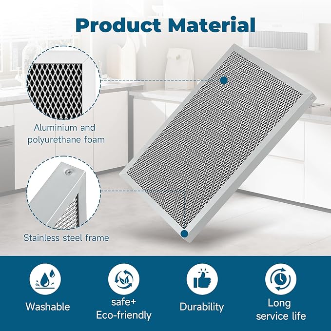 2-Packs 5695 Washable MERV 8 Dehumidifier Filter 8x12x1 Compatible with AprilAire Whole-House Models 1820 1820Z E070 E070KZ E070KZM E070N E070T E070Z Replacement Filter