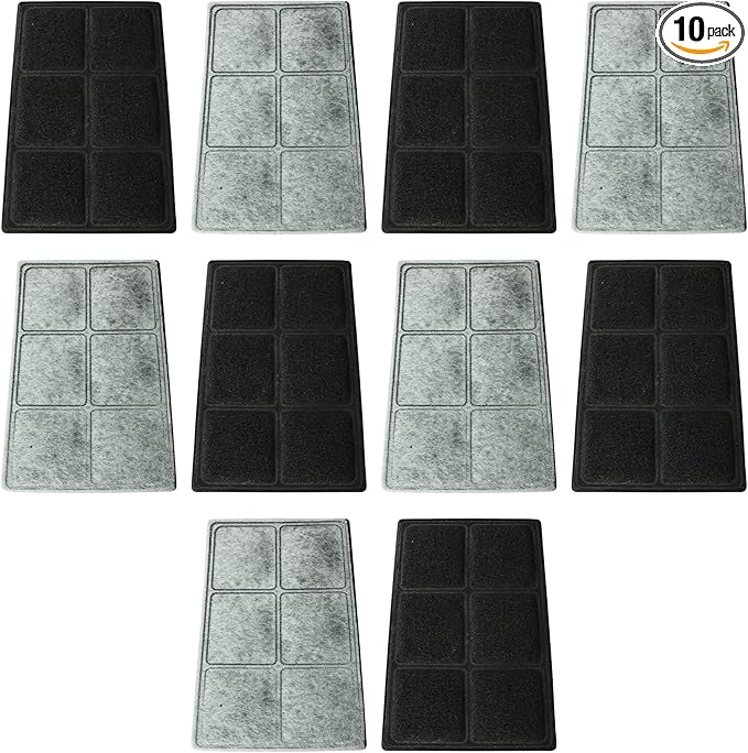 Premium Charcoal Filters for PetSafe Drinkwell Fountains, Pack of 10