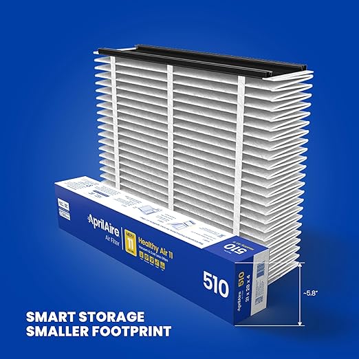 AprilAire 510 Replacement Filter for AprilAire Whole House Air Purifiers - MERV 11, Clean Air & Dust, 31x28x4 Air Filter (Pack of 2)
