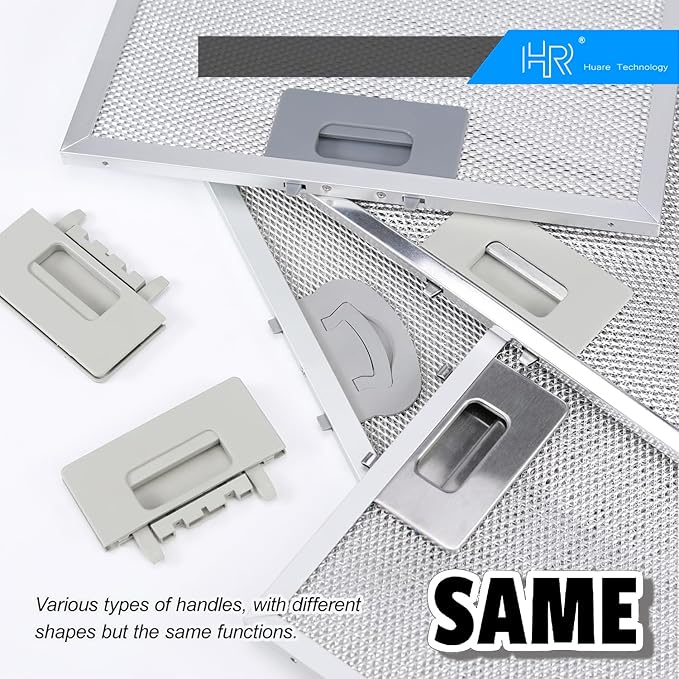BPPFA30 Range Hood Filter Replacement 11-6/7" x 16-1/4" Stove Hood Vent Filter Broan Filters Aluminum Mesh Kitchen Exhaust Fan For Broan Range Hood Filters 2Pack