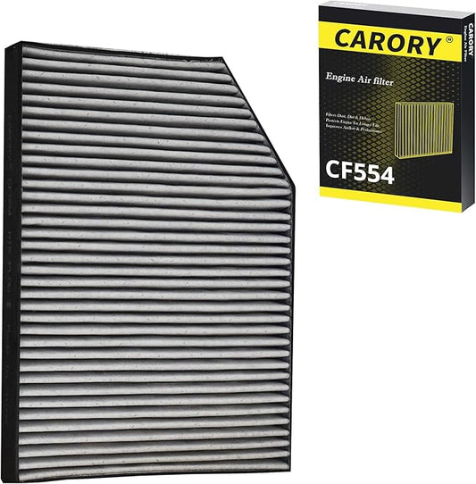 CARORY Cabin Air Filter w/Activated Carbon for BMW 230i (2022-2024), 330e (2021-2024), 430i (2021-2024), M2 (2023-2024), M340i (2020-2024), X3 (2018-2024), OE# 64119382886, CF12553