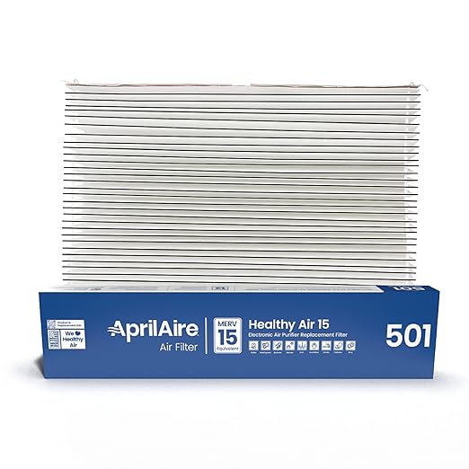 AprilAire 501 Replacement Filter for AprilAire 5000 Whole-House Air Purifier - MERV 15 Equivalent, 16x25x6 Air Filter (Pack of 1)