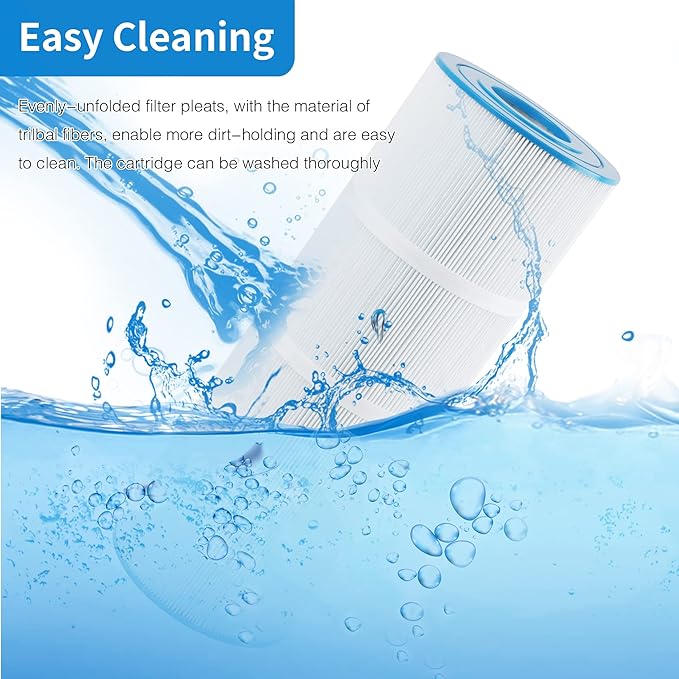 C-7470 Pool Filter Cartridge Replaces Pentair CCP320,Pleatco PCC80-PAK4 PCC80,Clean and Clear Plus 320,Filbur FC-1976,R173573,178580, L:20" xOD:7", 4X80 sq.ft. 4 Pack