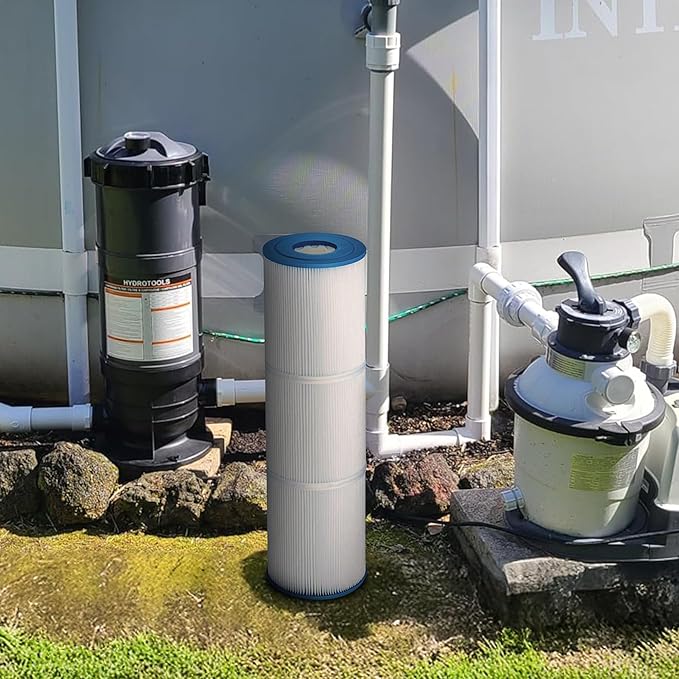 SWIMLINE HYDROTOOLS Above-Ground Pool Replacement Filter Element - 70 Sq. Ft. of High-Performance Filtration Compatible with Most Cartridge Pump Systems