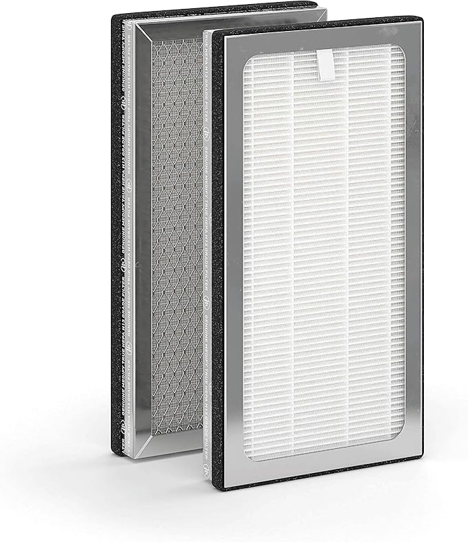 Medify MA-15 Genuine Replacement Filter Set for Allergens, Smoke, Wildfires, Dust, Odors, Pollen, Pet Dander | 3 in 1 with Pre-filter, True HEPA H13 and Activated Carbon for 99.9% Removal | 1-Pack