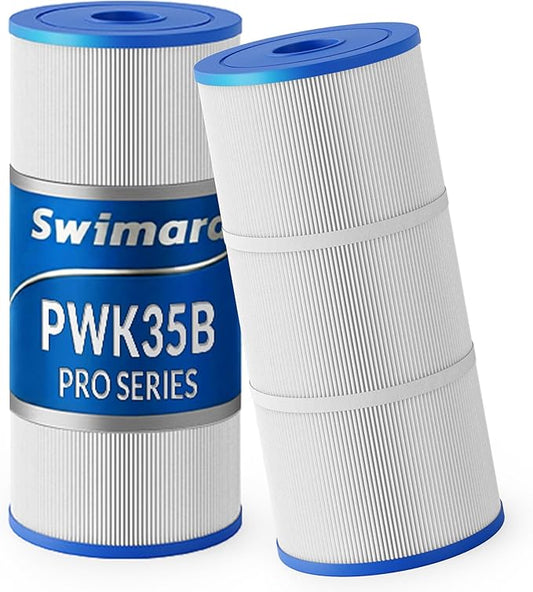 2-Pack 78161, PWK35B, C-6350 Replacement Hot Tub Filter, Compatible with Hot Spring Limelight (2018+) Spa Filter, 14" x 6-3/8", Pro Series