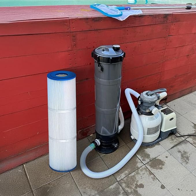 SWIMLINE HYDROTOOLS Above-Ground Pool Replacement Filter Element - 70 Sq. Ft. of High-Performance Filtration Compatible with Most Cartridge Pump Systems