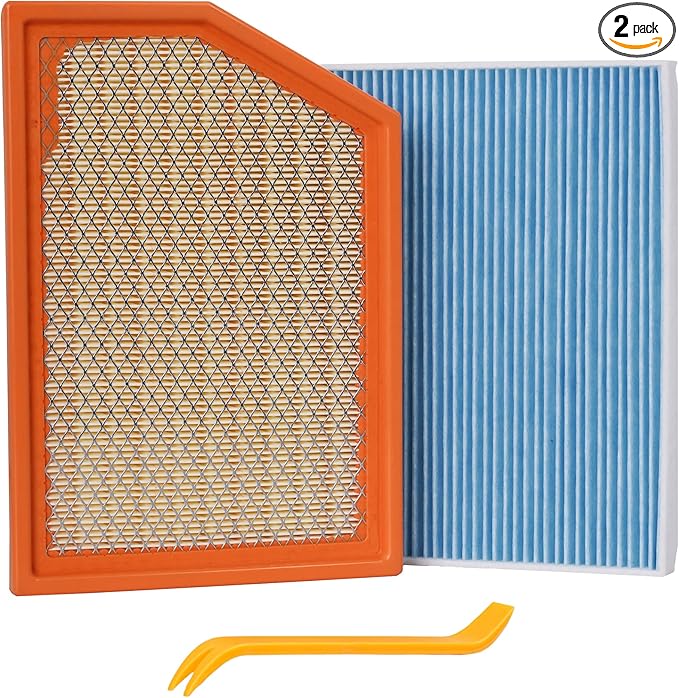 Engine Air Filter&Cabin Air Filter Combo Fits Jeep Cherokee 2014-2018-CF12000&CA11877