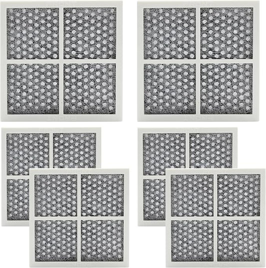 6 PACK LT120F Refrigerator Air Filter Replacement, Compatible models LG LT120F Kenmore Elite 469918, 9918, 795, for LG ADA73214402, ADQ73214403, ADQ73214404, ADQ73334008, LMXS30776S