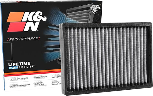 K&N LIFETIME Cabin Air Filter: Premium, Washable, Clean Air for your Cabin: Compatible with 2014-2025 Alfa Romeo/Fiat/Jeep/Ram: Tonale, 500, Compass, Renegade, Rampage, VF1014