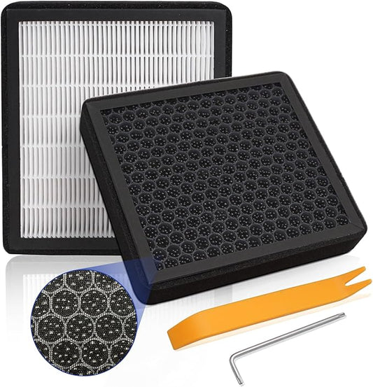 CF10285 Premium HEPA Cabin Air Filter Upgraded Air Filter with Activated Carbon for Toyota Camry Corolla Prius Rav4 Highlander 4Runner Tundra/Lexus Es300H ES350 GS300 GS350 GS430 GS460 GX460 CP285