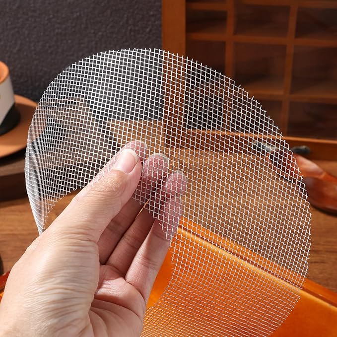 Housoutil Round Range Hood Filter, 20PCS Iron Cooker Hood Filter Net, Bowl-Shaped Grease Mesh Accessories for Kitchen Home