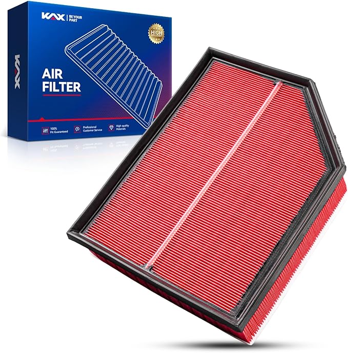 KAX Premium Engine Air Filter, CA12077 Replacement for Volvo Models, XC90, XC60, S60, S90, V60 Cross Country, V90 Cross Country V60, V90