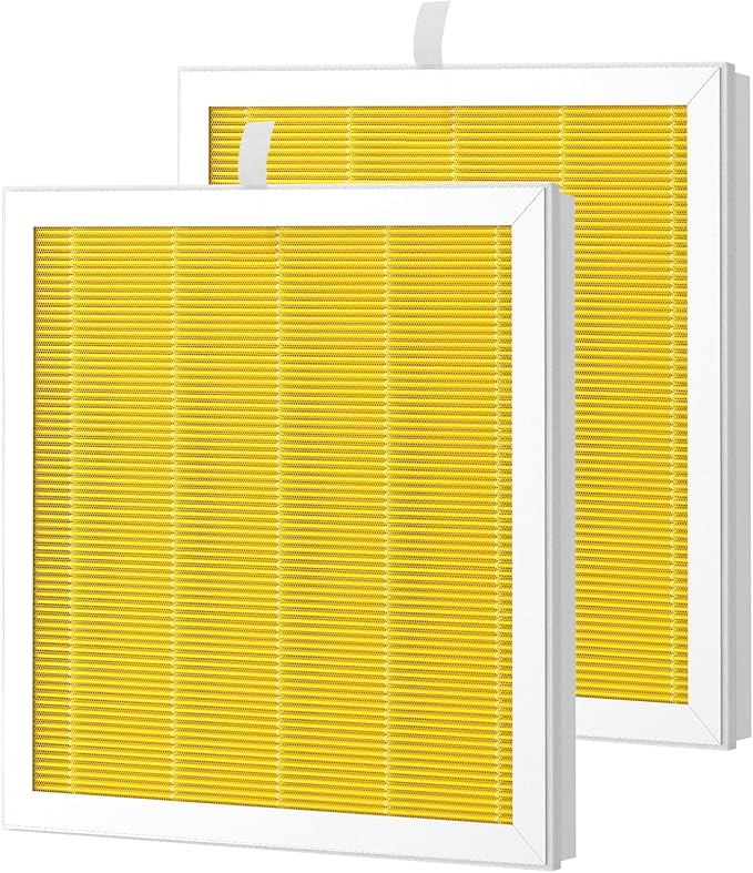 G3 Pet Care Filter Compatible with AMEIFU G3 Sferf-30 (FXAP2W) Air Purifier For VEWIOR ClearAir-A3 Air Purifier Filter For Tailulu HQZZ-260 3-IN-1 HEPA Yellow, 2 Pack