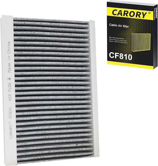 CARORY Cabin Air Filter w/Activated Carbon for Jeep Compass (2017-2026), Renegade (2015-2024), Fiat 500X (2016-2023), 500L (2014-2020), Dodge Hornet (2023-2025), OE# 68267921AA, 68212070AA, CF11810
