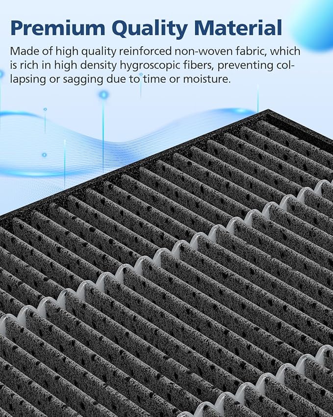 6000S Filter Replacement Compatible with LEVOIT Superior 6000S Smart Evaporative Humidifier, 8 Pack Wick Filters+ 6 Pack Top Fill Filters, Gray