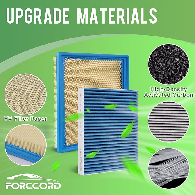 Cabin & Engine Air Filter Fit for Chevrolet Colorado 2015-2022 3.6L/2.8L/2.5L, GMC Canyon 2015-2022 3.6L/2.8L/2.5L Replace#CF11966 CA11959 Car Accessories