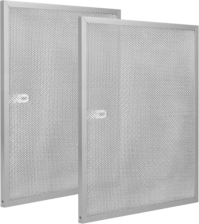 Broan Model BPS1FA30 Range Hood Filter - 11-3/4" X 14-1/4" X 3/8" Grease Filter BPS1FA30, S99010299 Replacement for NuTone Allure 30" WS1 QS2 and Broan QS1 30" (2-Pack)
