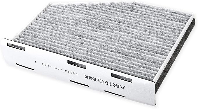 AirTechnik CF10373 PM2.5 Cabin Air Filter w/Activated Carbon | Fits Audi A3, A3 Quattro, Q3, TT Quattro, VW Beetle, Caddy III, CC, Tiguan, EOS, Golf, GTI, Jetta, Passat, R32, Rabbit - CUK2939