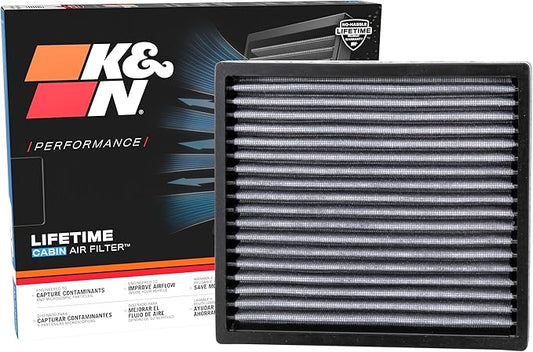 K&N LIFETIME Cabin Air Filter: Premium, Washable, Clean Air for your Cabin: Compatible with 2000-2026 DAIHATSU/Jaguar/Land Rover/Lexus: (See Producr Descriptions for Select Models), VF2000