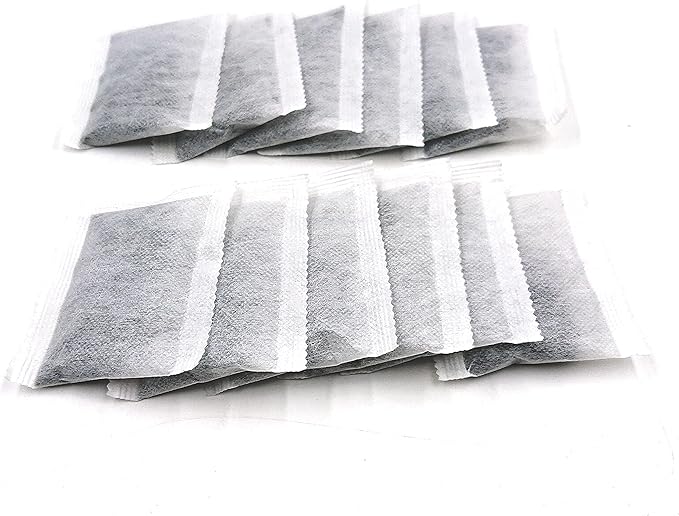 12 Pack Activated Charcoal Distiller Filters -Coconut Shell Activated Carbon Filter Sachets -Compatible with Megahome and other Countertop Distillers